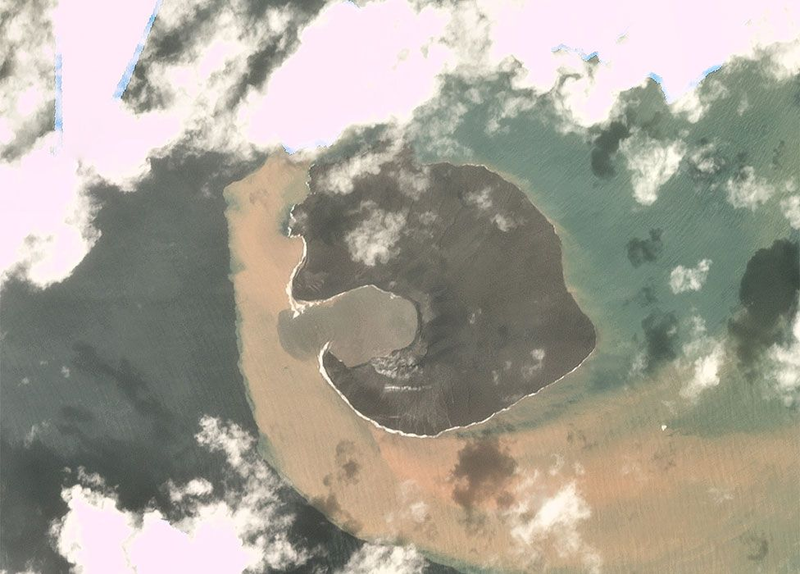 Anak Krakatau on December 30, 2018.